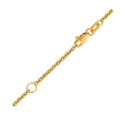 Extendable Cable Chain in 18k Yellow Gold
