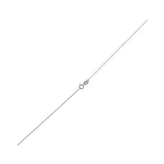 Câble Ajusté Chain — 14K White Gold, 0.97 mm