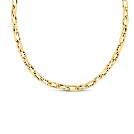 14k Yellow Gold French Cable Link Necklace