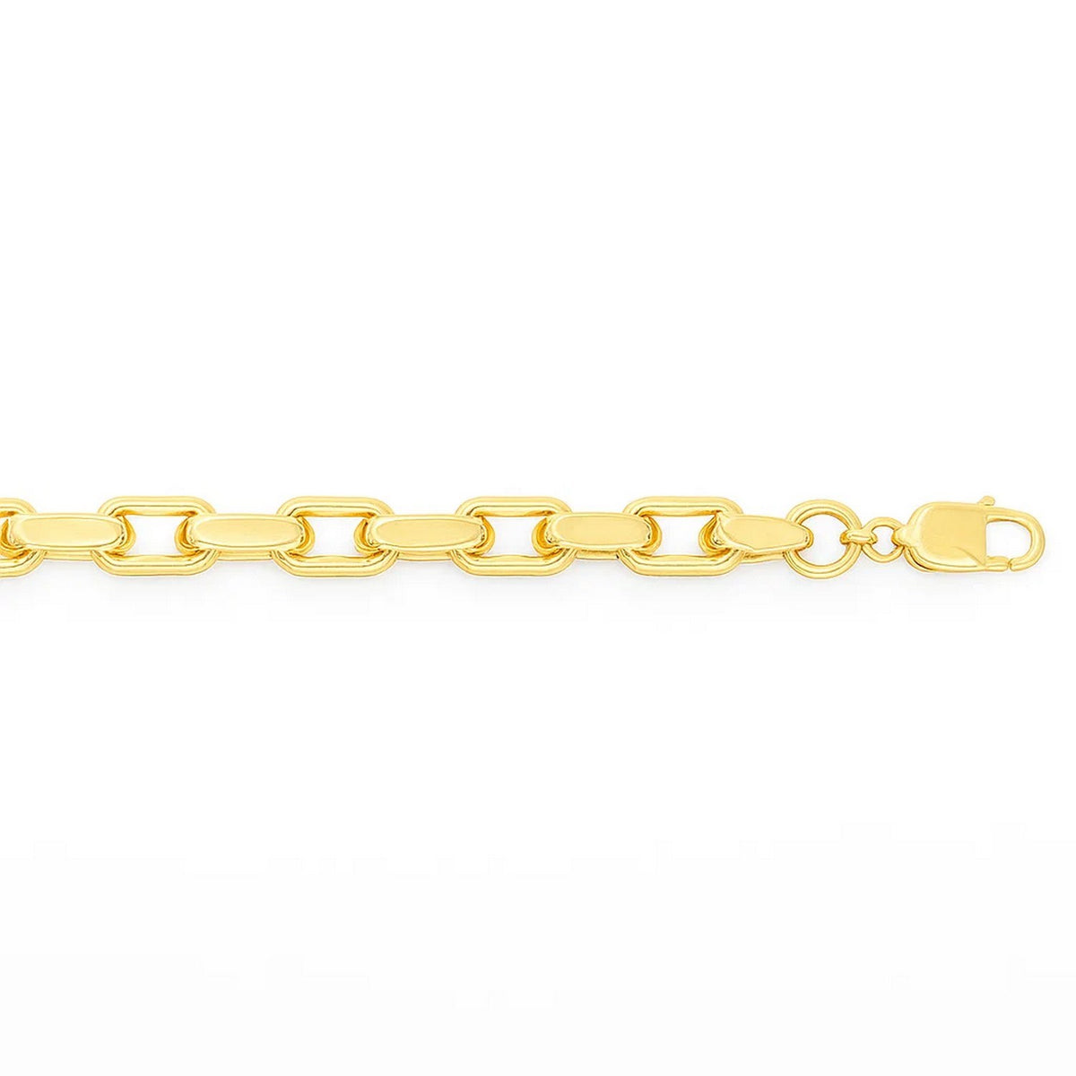 14k Yellow Gold French Cable Chain Bracelet