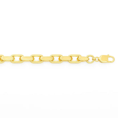 14k Yellow Gold French Cable Chain Bracelet