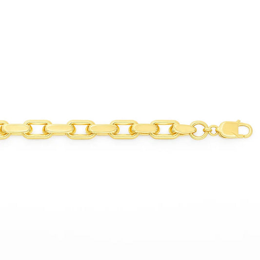 14k Yellow Gold French Cable Chain Bracelet — CELESTIA LUXE JEWELLERS