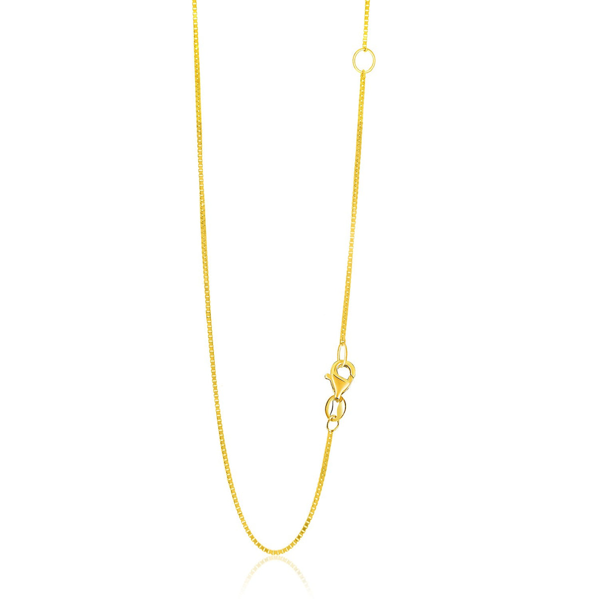 14k Yellow Gold Adjustable Box Chain