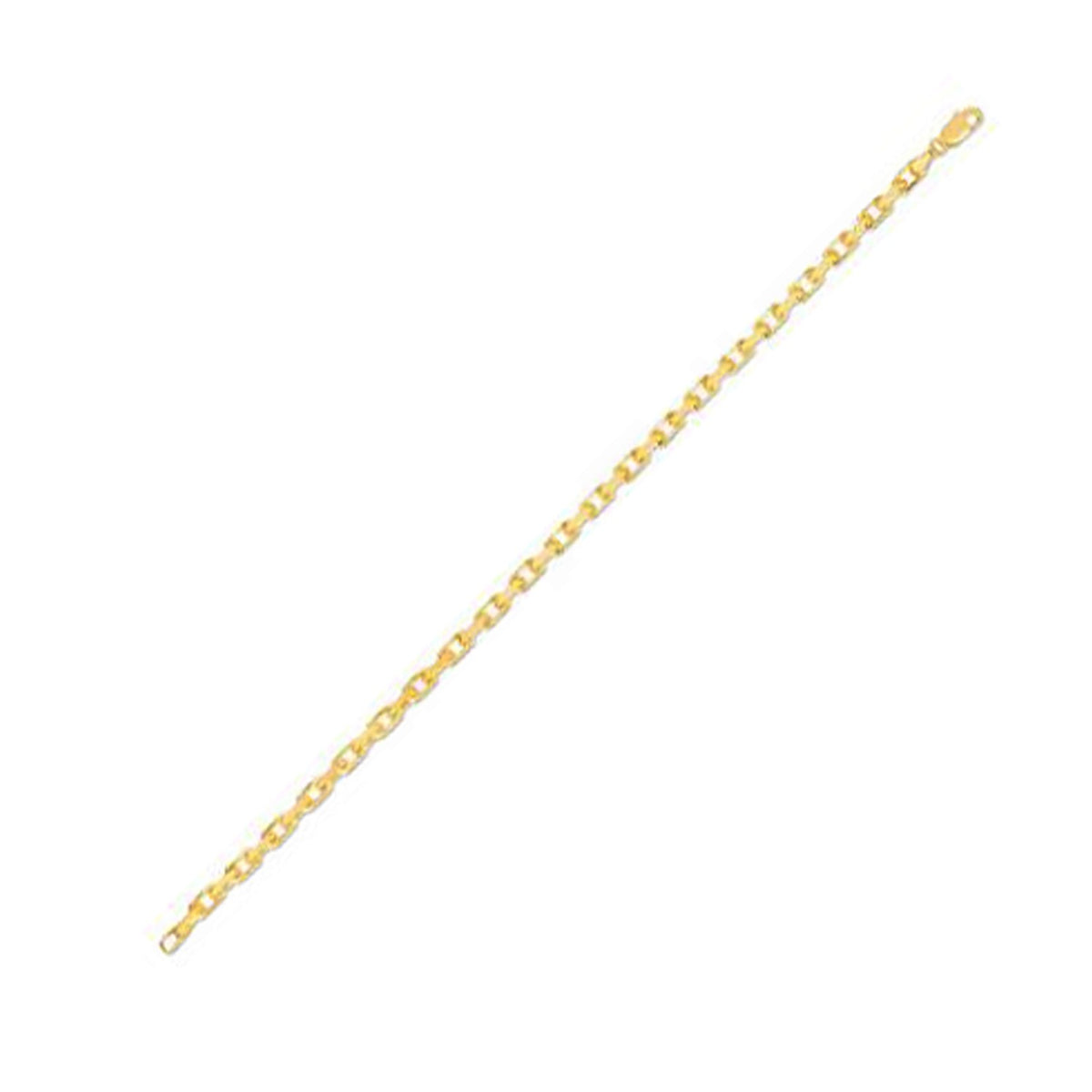 14k Yellow Gold French Cable Link Chain