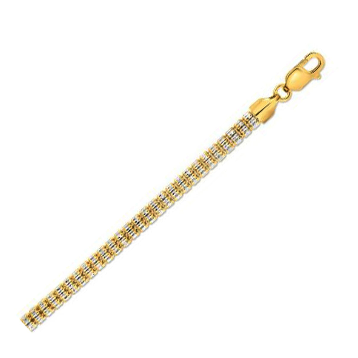 Ice Barrel Chain in 14k Yellow Gold