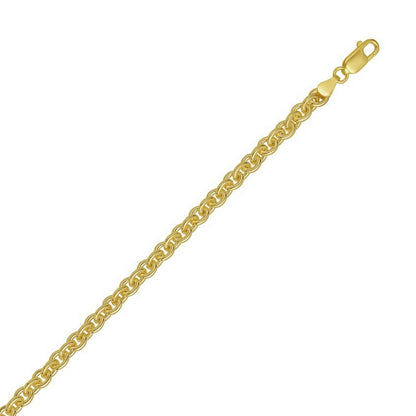 Sterling Silver Gold Plated Rolo Chain