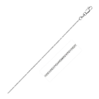 14k White Gold Lumina Pendant Chain