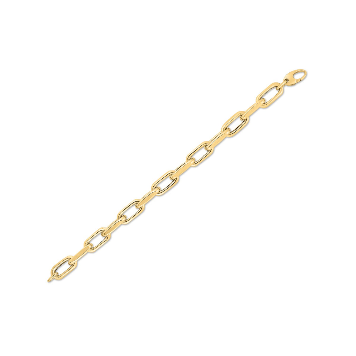 14k Yellow Gold French Cable Link Bracelet