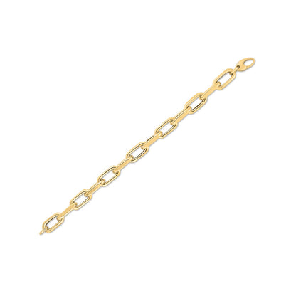 14k Yellow Gold French Cable Link Bracelet