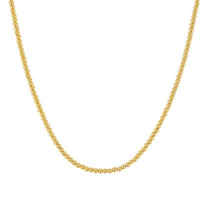 14k Yellow Gold Bead Chain