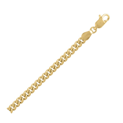 14k Yellow Gold Light Gourmette Chain
