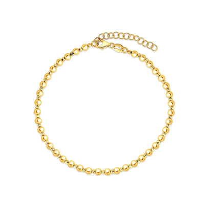 Duo Bead Bracelet in 14K Yellow Gold (3.00mm) RCJ Bracelets  CELESTIA LUXE JEWELLERS
