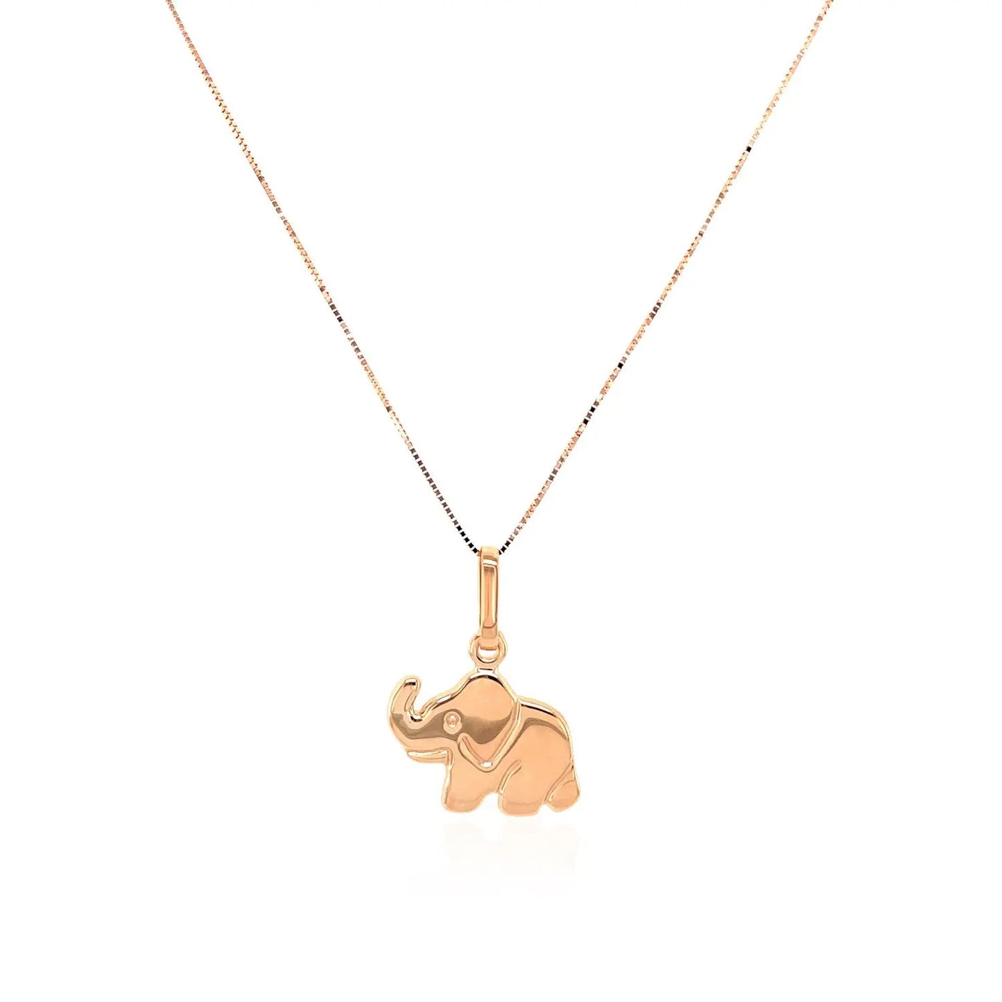 Elephant Pendant in 10k Rose Gold RCJ Pendants  CELESTIA LUXE JEWELLERS