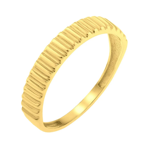 Graduated Ridge Ring in 14K Yellow Gold (1.80 mm) RCJ Rings  CELESTIA LUXE JEWELLERS