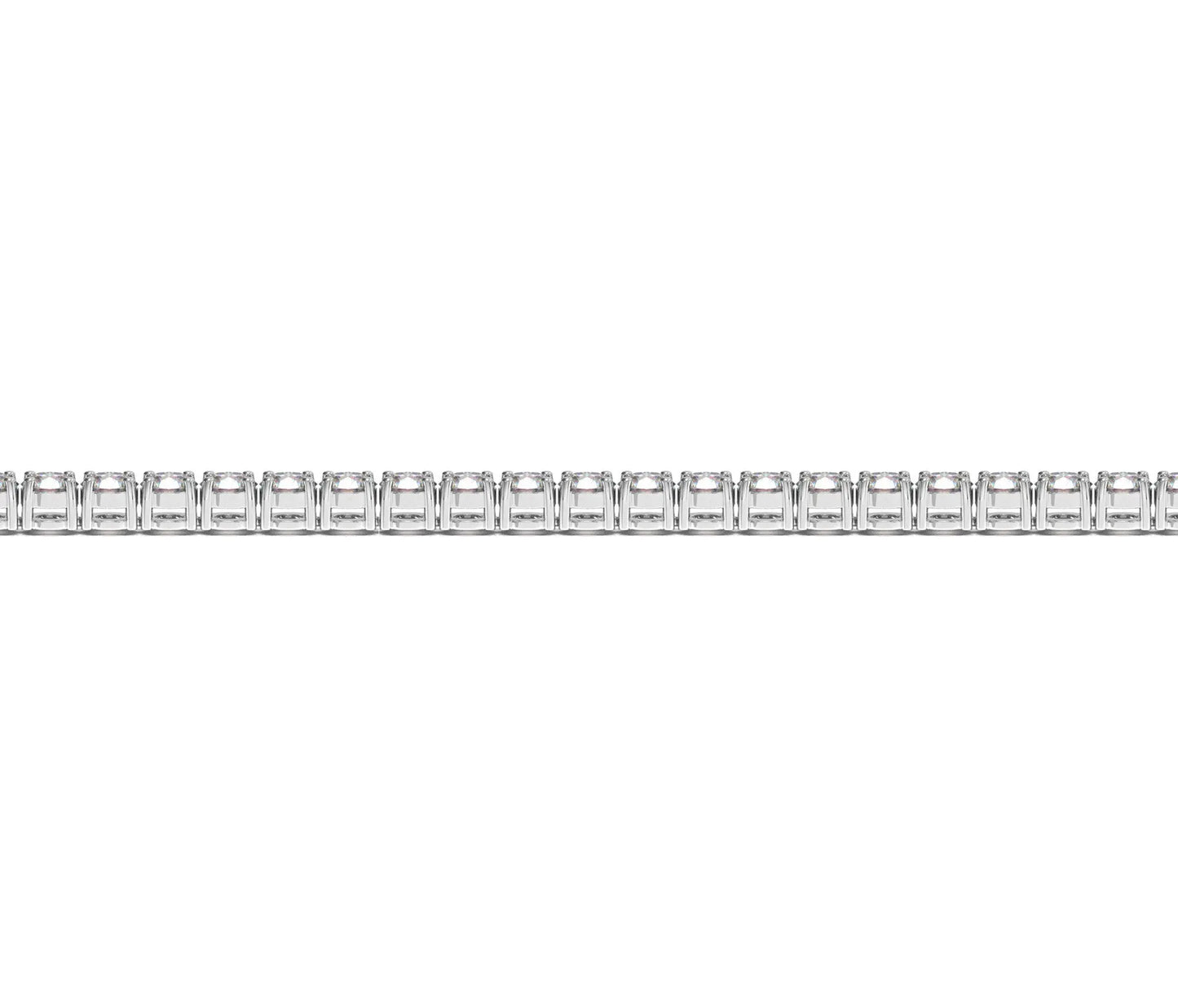 Lab Grown Round Diamond Tennis Bracelet in 14k White Gold (4 cctw F/G  VS2/SI1) RCJ Bracelets  CELESTIA LUXE JEWELLERS