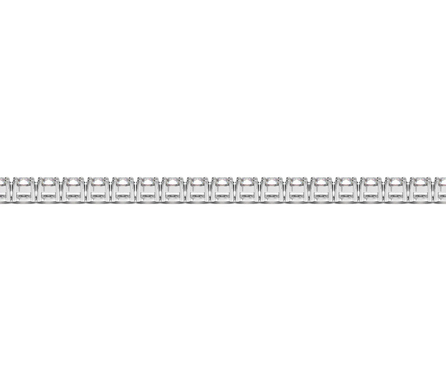 Lab Grown Round Diamond Tennis Bracelet in 14k White Gold (5 cctw  F/G  VS2/SI1) RCJ Bracelets  CELESTIA LUXE JEWELLERS