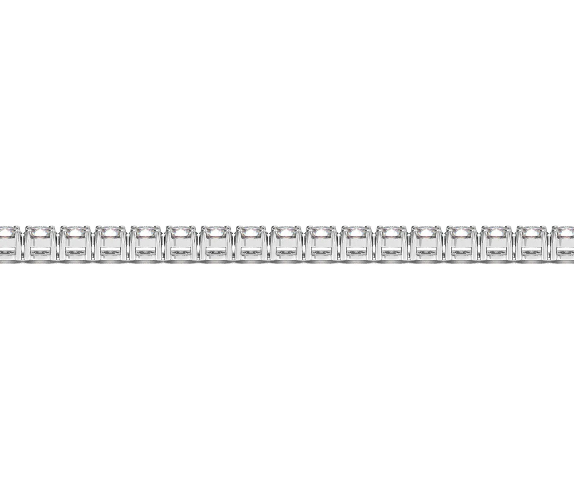 Lab Grown Round Diamond Tennis Bracelet in 14k White Gold (6 cctw F/G  VS2/SI1) RCJ Bracelets  CELESTIA LUXE JEWELLERS