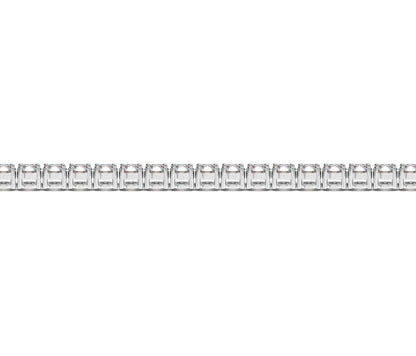 Lab Grown Round Diamond Tennis Bracelet in 14k White Gold (6 cctw F/G  VS2/SI1) RCJ Bracelets  CELESTIA LUXE JEWELLERS