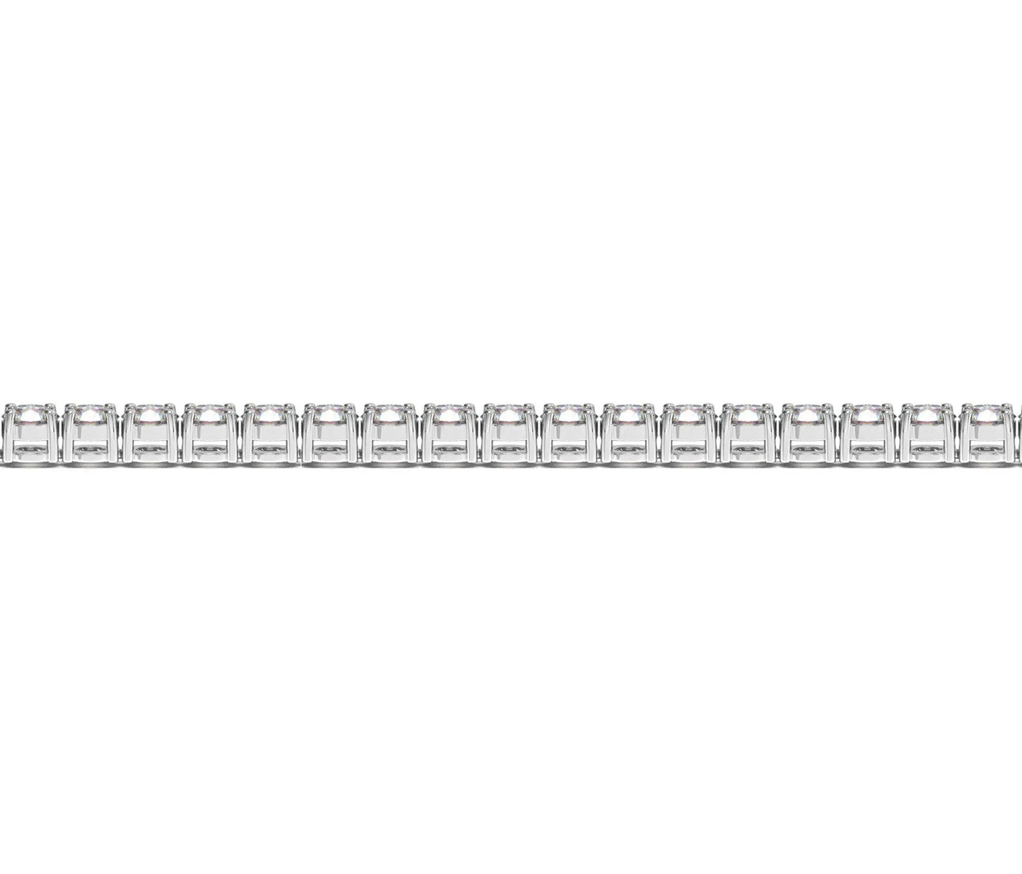Lab Grown Round Diamond Tennis Bracelet in 14k White Gold (7 cctw F/G  VS2/SI1) RCJ Bracelets  CELESTIA LUXE JEWELLERS
