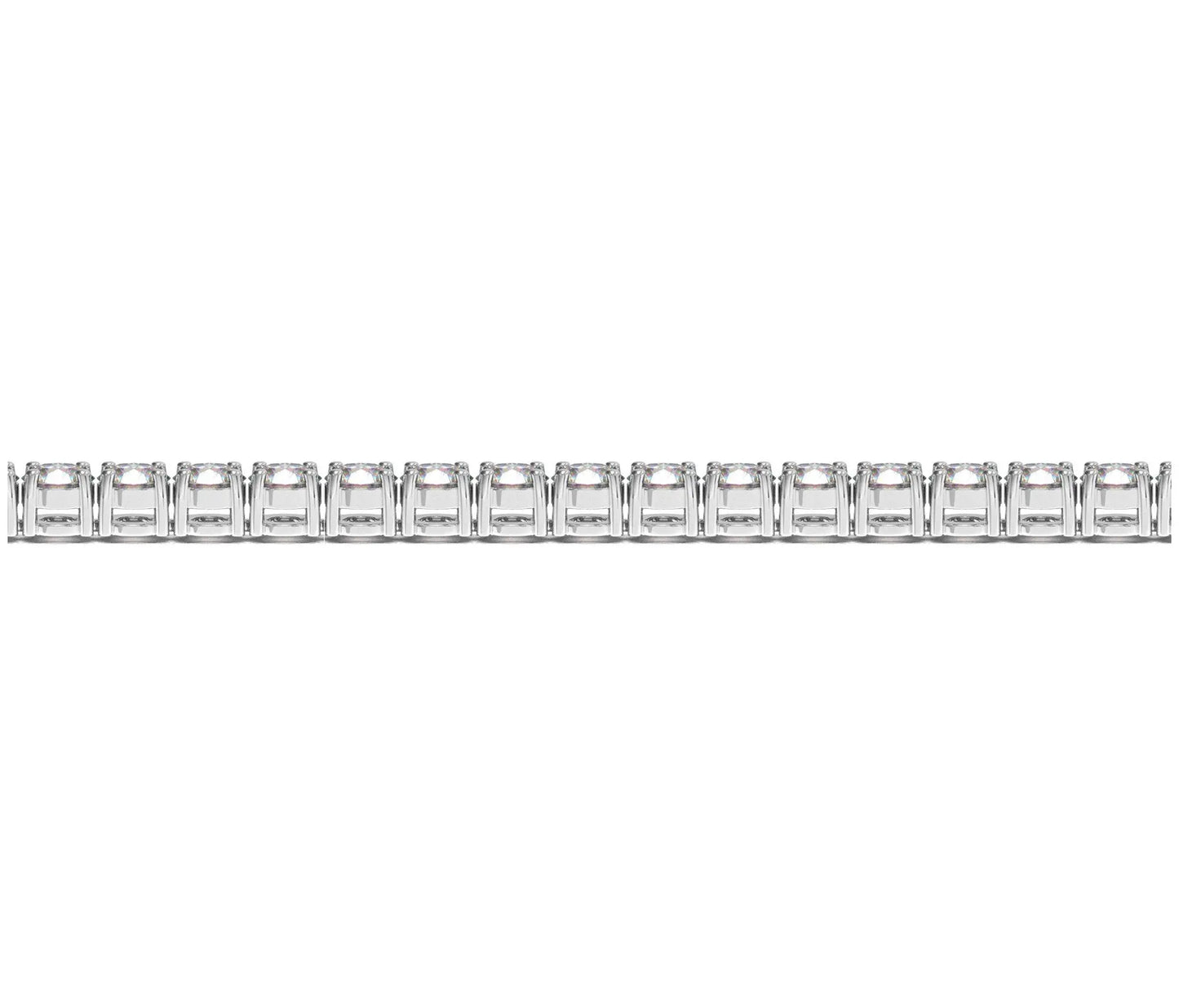 Lab Grown Round Diamond Tennis Bracelet in 14k White Gold (8 cctw F/G  VS2/SI1) RCJ Bracelets  CELESTIA LUXE JEWELLERS