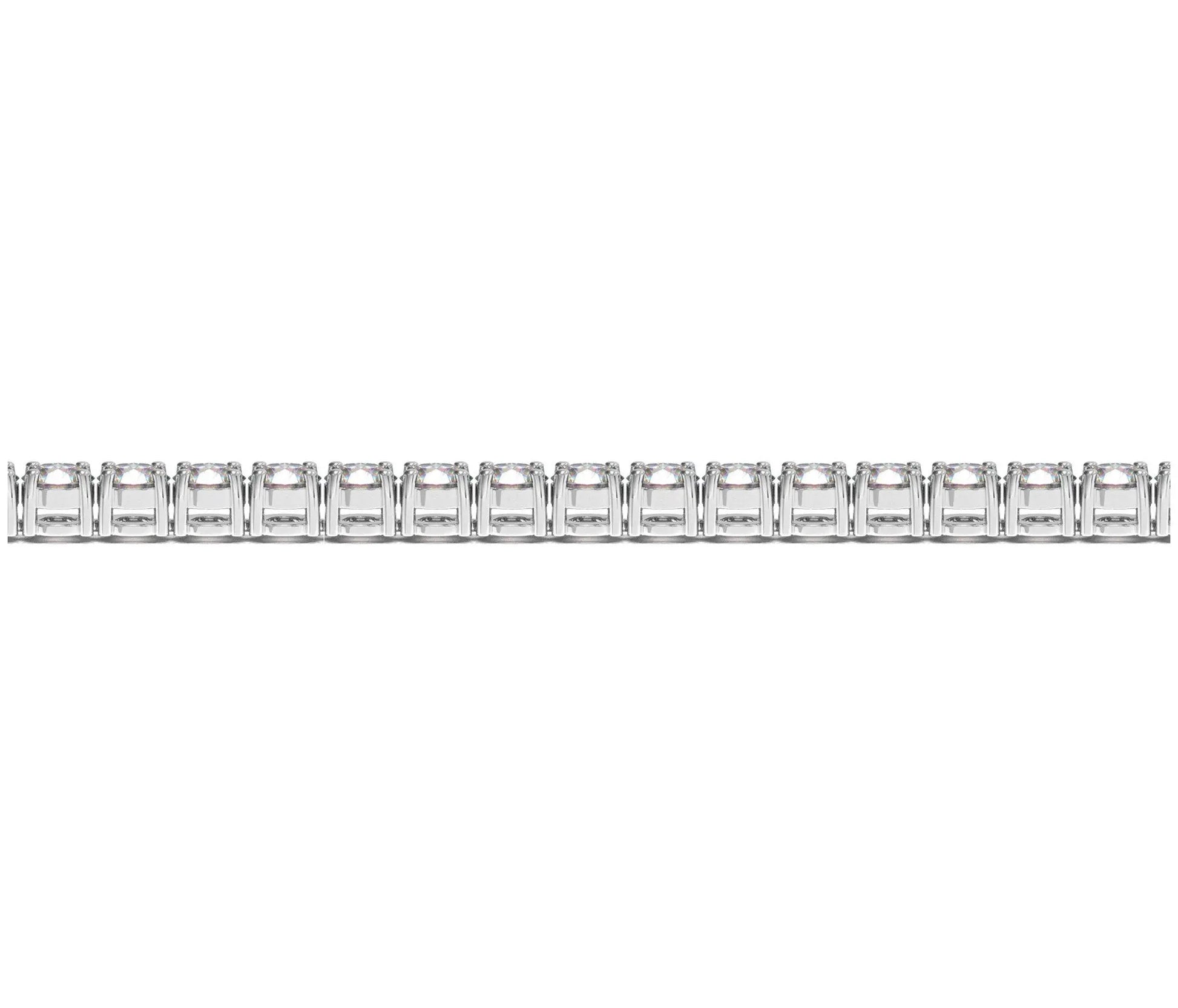 Lab Grown Round Diamond Tennis Bracelet in 14k White Gold (8 cctw F/G  VS2/SI1) RCJ Bracelets  CELESTIA LUXE JEWELLERS