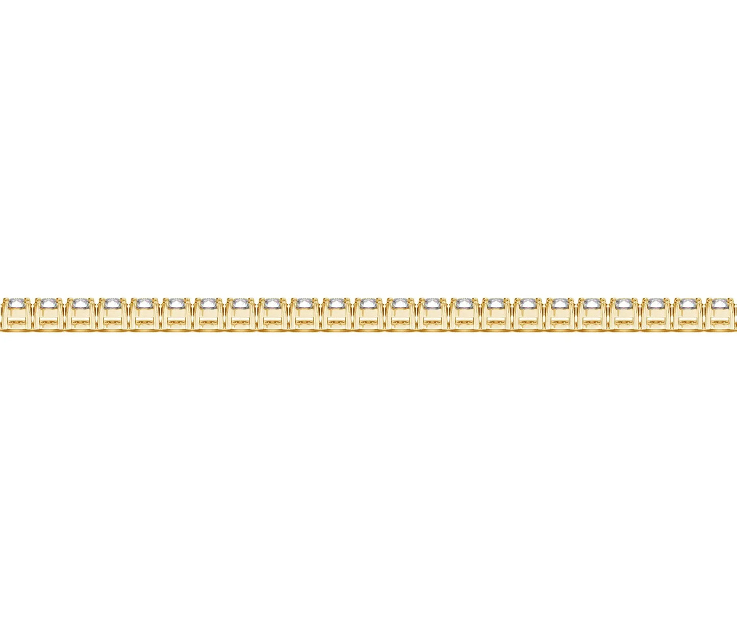 Lab Grown Round Diamond Tennis Bracelet in 14k Yellow Gold (2 cctw F/G  VS2/SI1) RCJ Bracelets  CELESTIA LUXE JEWELLERS