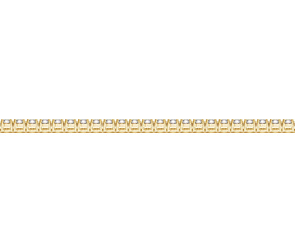Lab Grown Round Diamond Tennis Bracelet in 14k Yellow Gold (2 cctw F/G  VS2/SI1) RCJ Bracelets  CELESTIA LUXE JEWELLERS