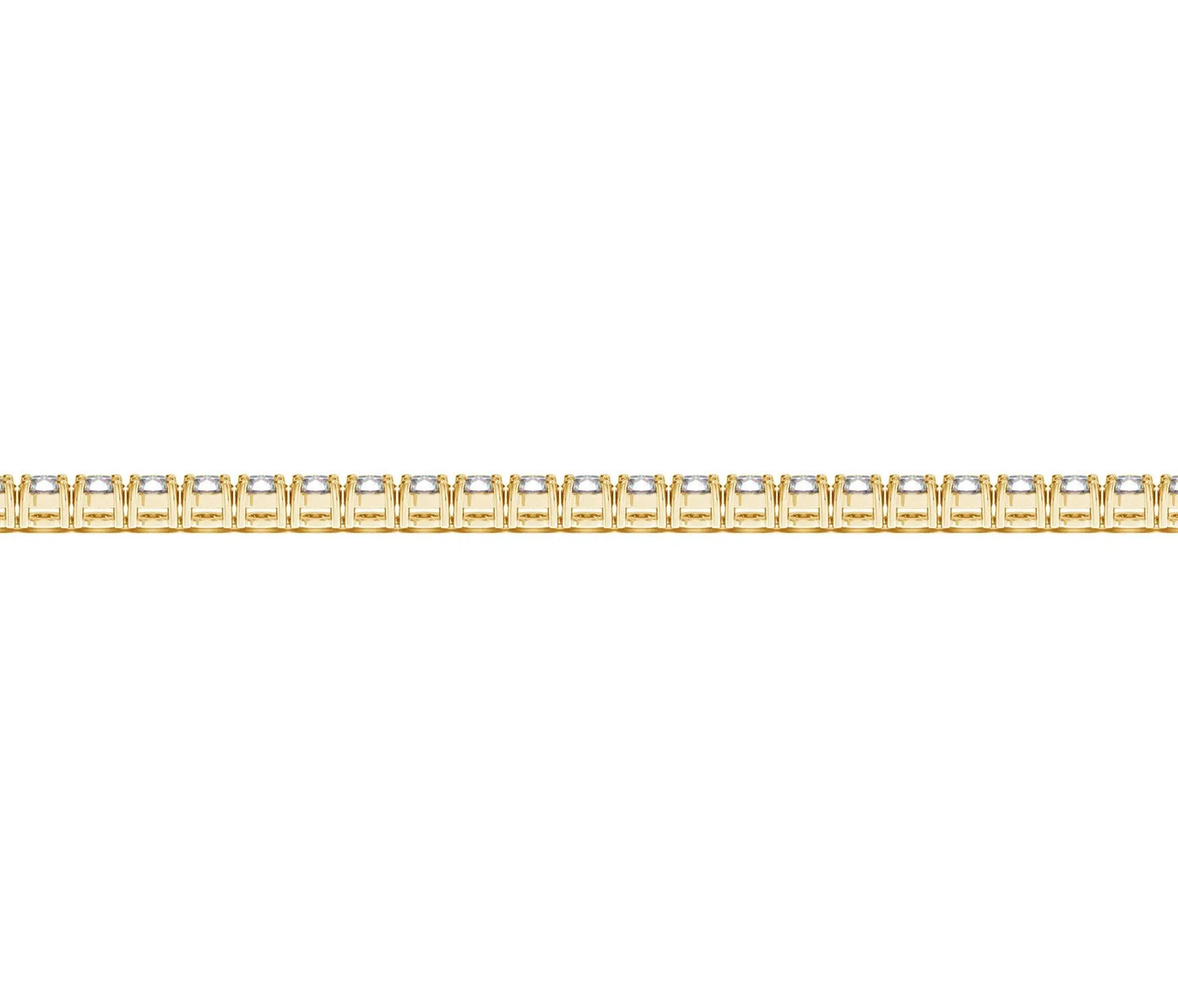 Lab Grown Round Diamond Tennis Bracelet in 14k Yellow Gold (3 cctw F/G  VS2/SI1) RCJ Bracelets  CELESTIA LUXE JEWELLERS