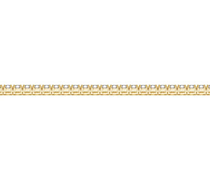 Lab Grown Round Diamond Tennis Bracelet in 14k Yellow Gold (3 cctw F/G  VS2/SI1) RCJ Bracelets  CELESTIA LUXE JEWELLERS
