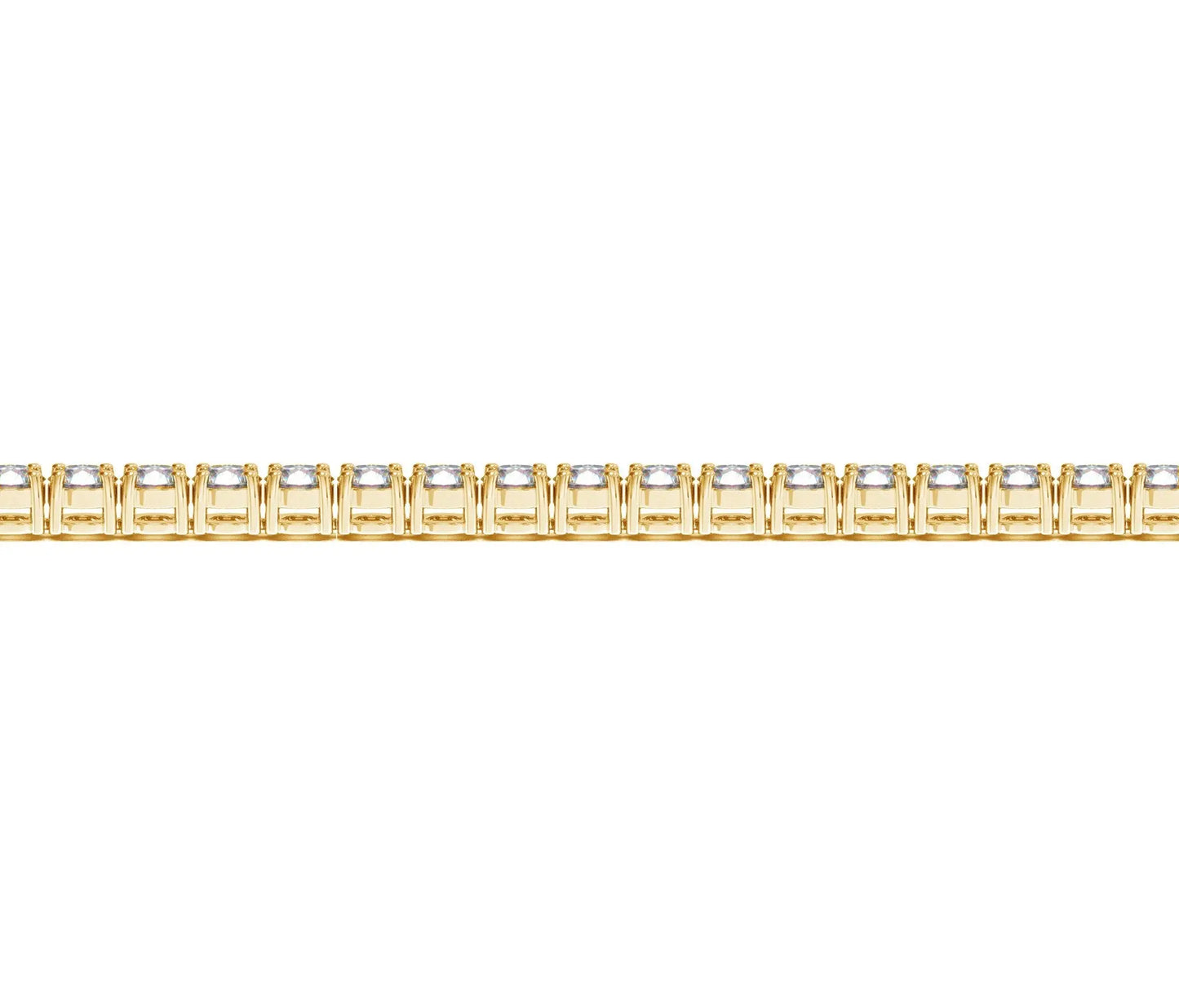 Lab Grown Round Diamond Tennis Bracelet in 14k Yellow Gold (6 cctw F/G  VS2/SI1) RCJ Bracelets  CELESTIA LUXE JEWELLERS