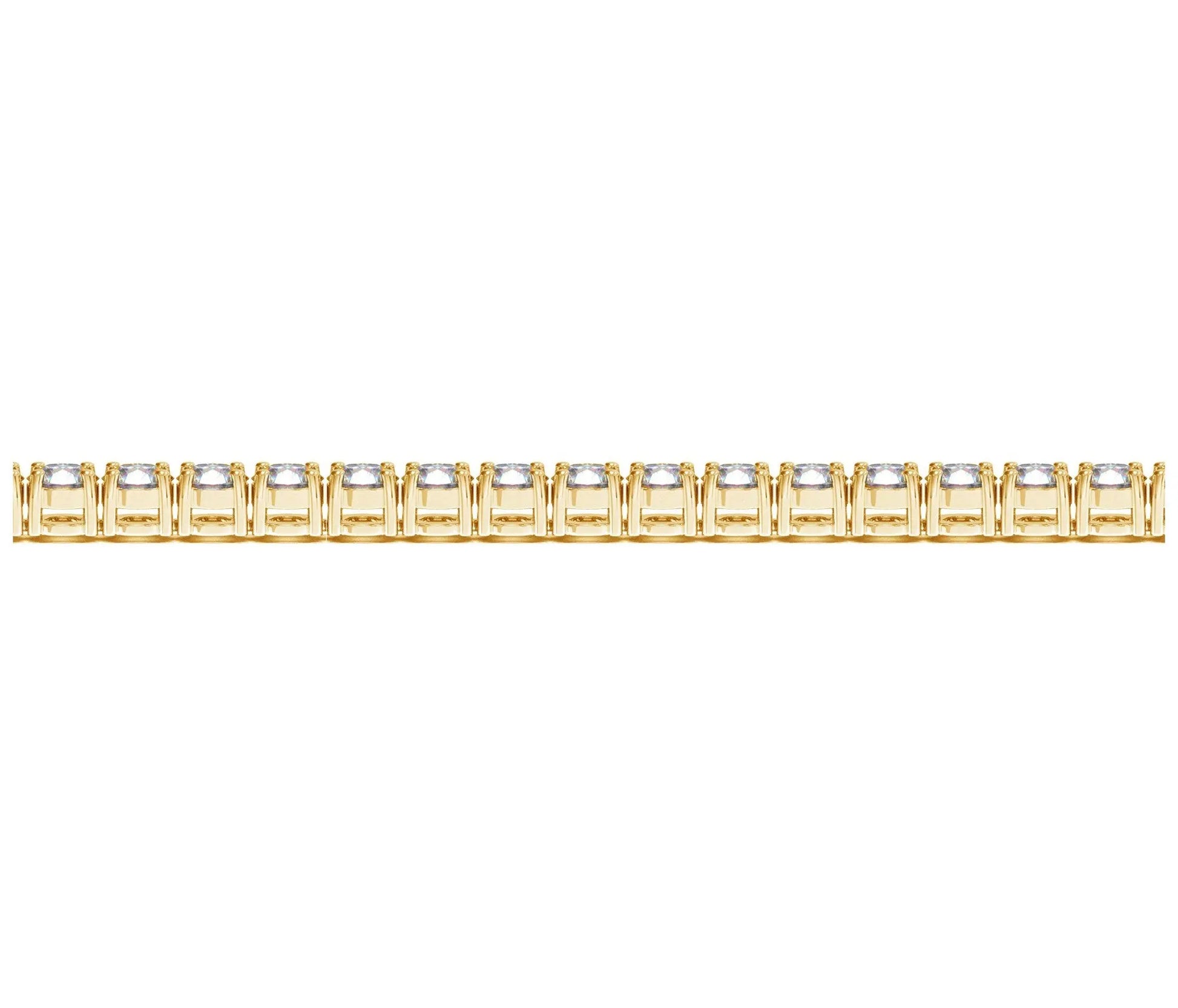 Lab Grown Round Diamond Tennis Bracelet in 14k Yellow Gold (8 cctw F/G  VS2/SI1) RCJ Bracelets  CELESTIA LUXE JEWELLERS