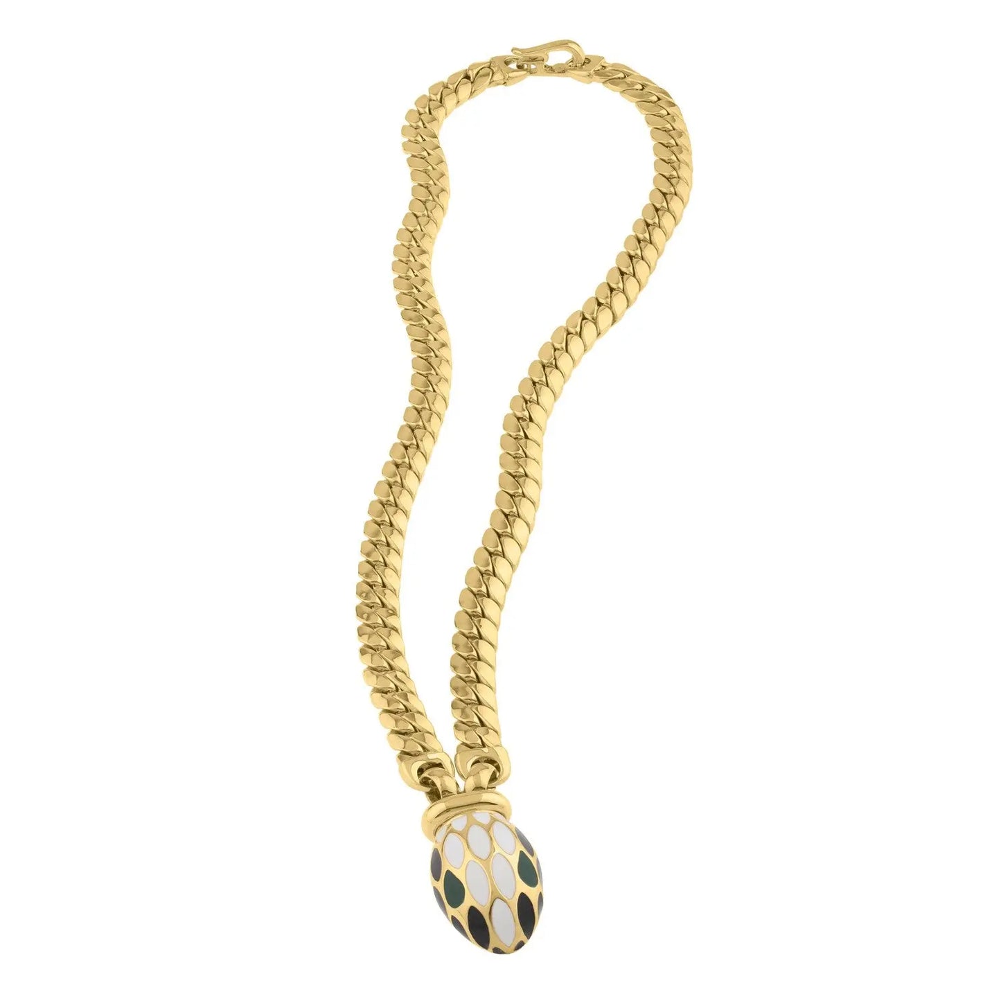 Le Serpent Curb Link Necklace in 14K Yellow Gold RCJ Necklaces  CELESTIA LUXE JEWELLERS