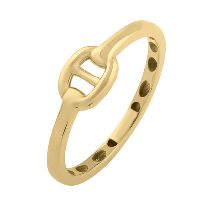 Mariner Link Style Ring in 14K Yellow Gold RCJ Rings  CELESTIA LUXE JEWELLERS