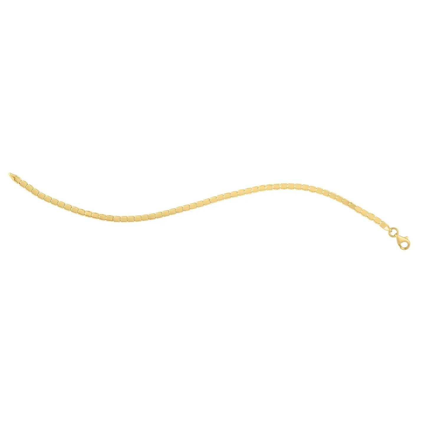 Mini Cube Bracelet in 14K Yellow Gold (2.60 mm) RCJ Bracelets  CELESTIA LUXE JEWELLERS