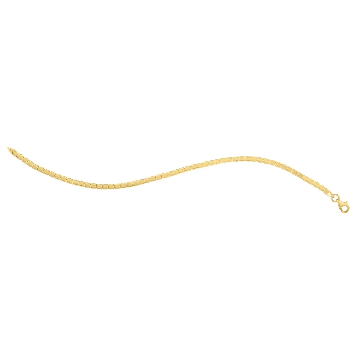 Mini Cube Bracelet in 14K Yellow Gold (2.60 mm) RCJ Bracelets  CELESTIA LUXE JEWELLERS