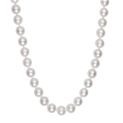 Pearl Necklace with 14K Yellow Gold RCJ Necklaces  CELESTIA LUXE JEWELLERS