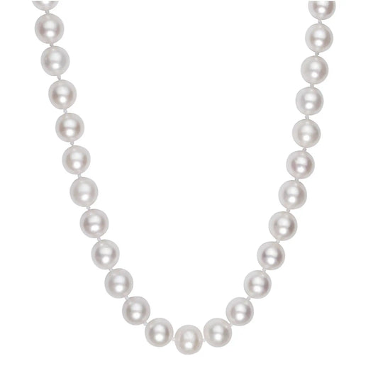 Pearl Necklace with 14K Yellow Gold RCJ Necklaces  CELESTIA LUXE JEWELLERS