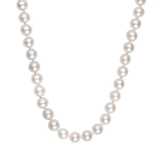 Pearl Necklace with 14K Yellow Gold RCJ Necklaces  CELESTIA LUXE JEWELLERS