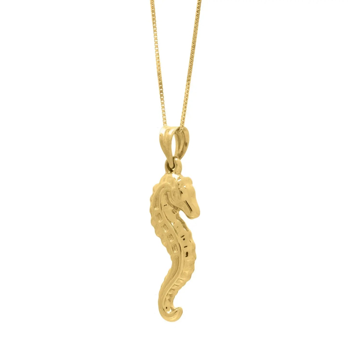 Seahorse Necklace in 10K Yellow Gold RCJ Necklaces  CELESTIA LUXE JEWELLERS