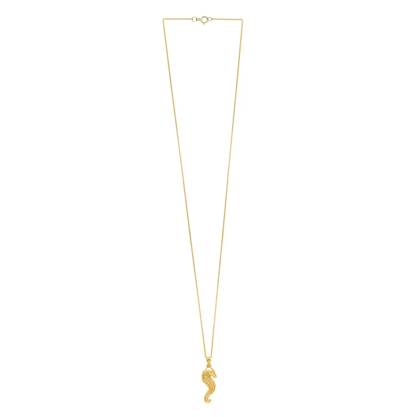 Seahorse Necklace in 10K Yellow Gold RCJ Necklaces  CELESTIA LUXE JEWELLERS