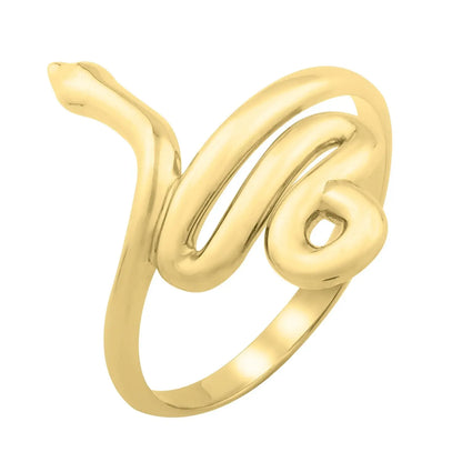 Snake Ring in 14K Yellow Gold (2.00 mm) RCJ Rings  CELESTIA LUXE JEWELLERS
