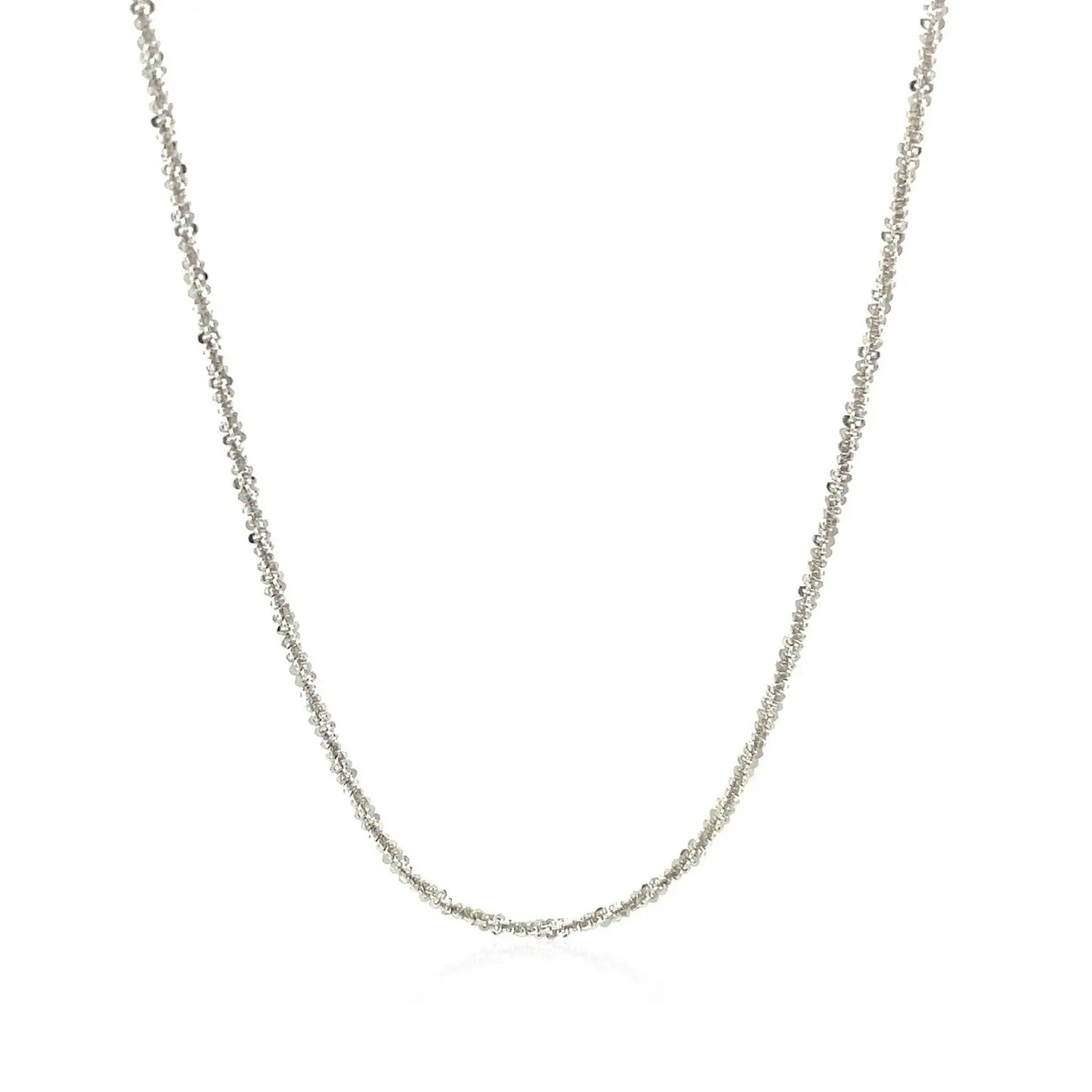 Sterling Silver 1.5mm Adjustable Sparkle Chain (1.50 mm) RCJ Chains  CELESTIA LUXE JEWELLERS