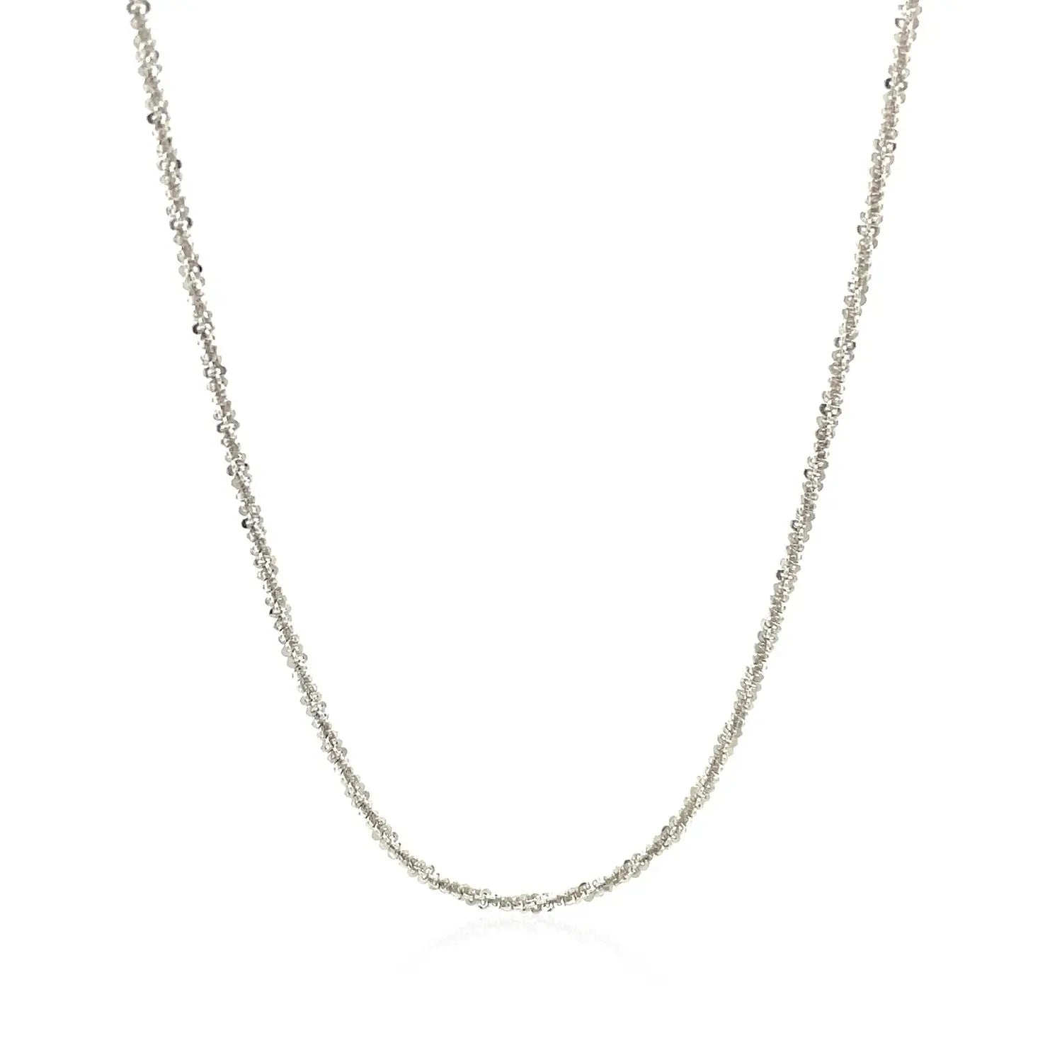 Sterling Silver 1.5mm Adjustable Sparkle Chain (1.50 mm) RCJ Chains  CELESTIA LUXE JEWELLERS