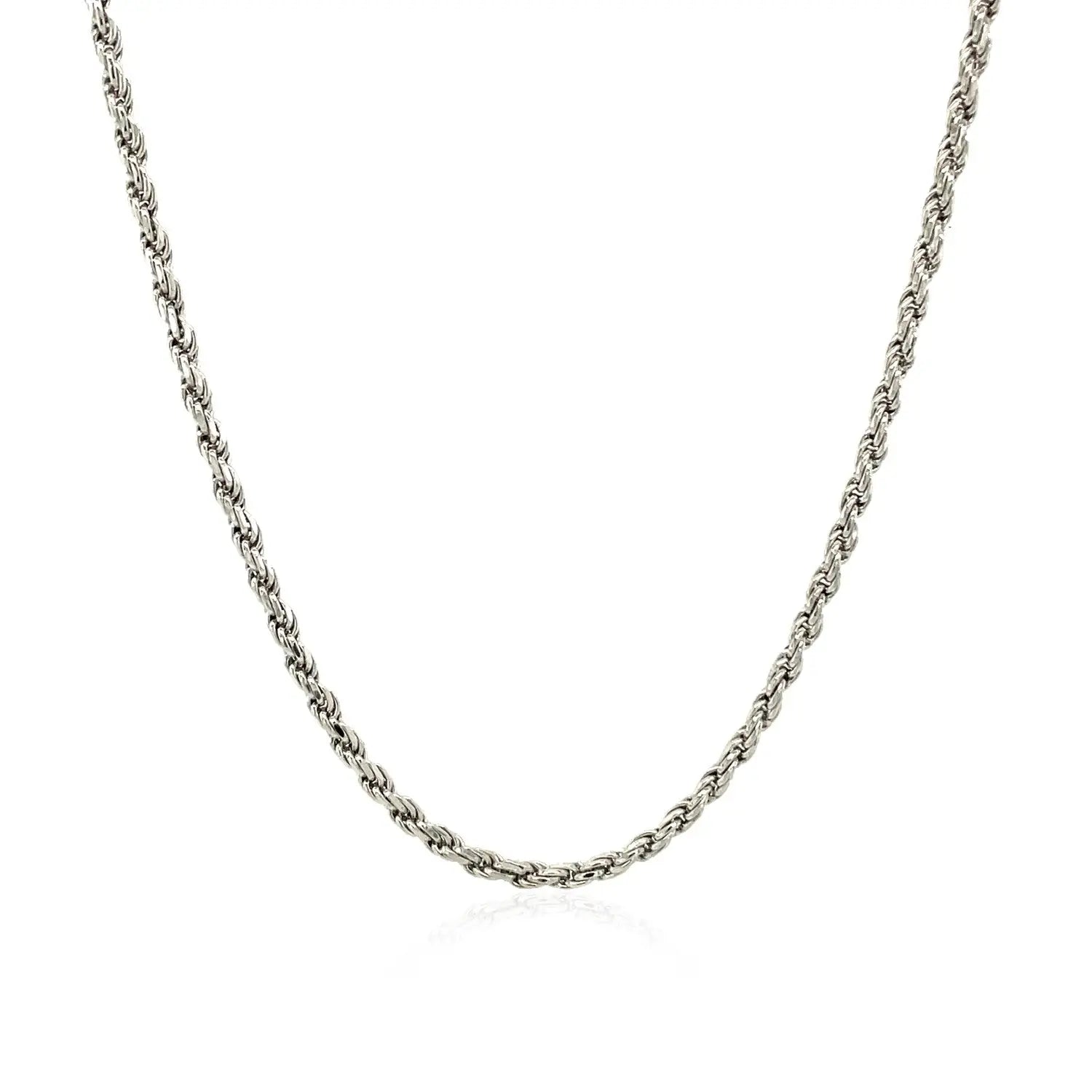 Sterling Silver 1.8mm Diamond Cut Rope Style Chain RCJ Chains  CELESTIA LUXE JEWELLERS