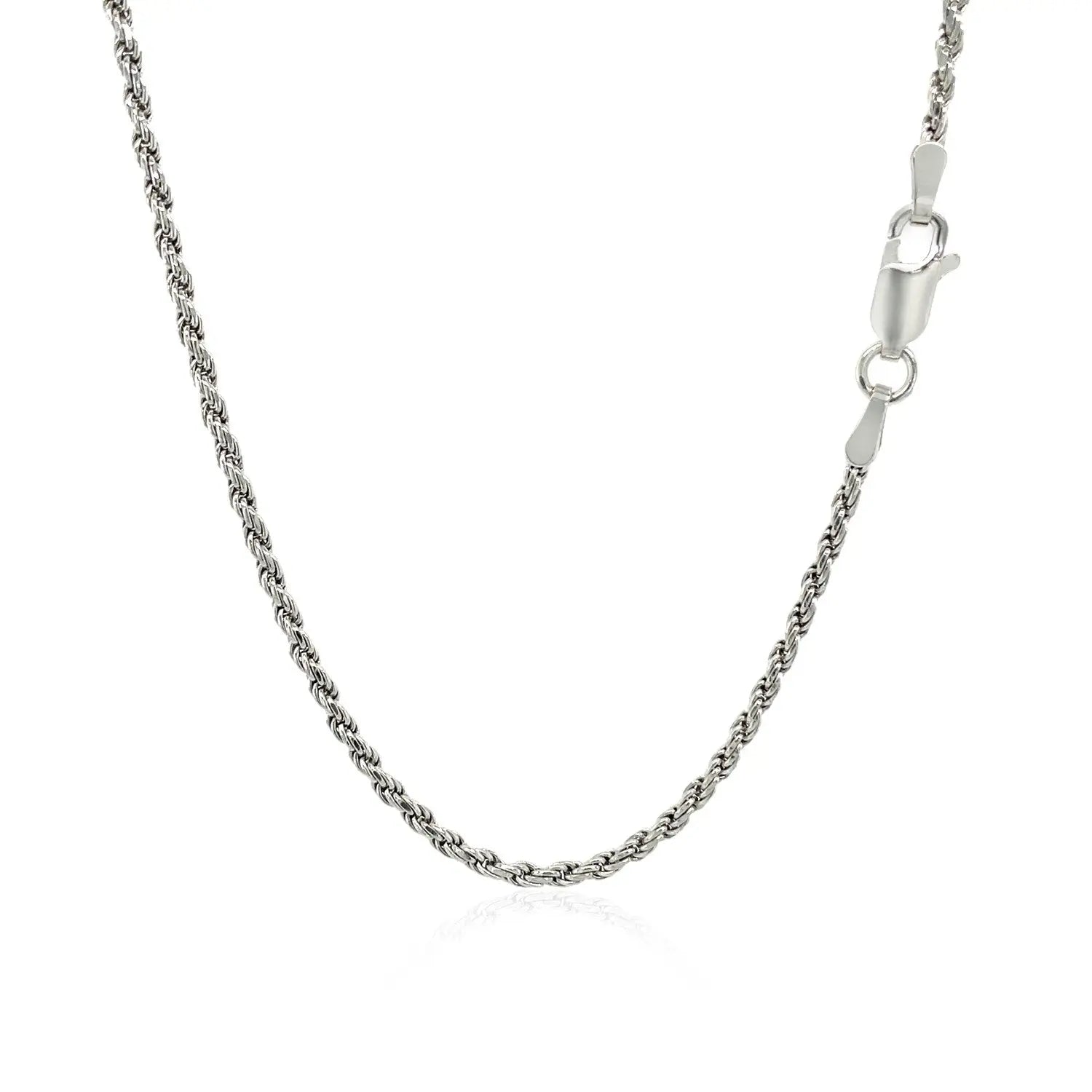 Sterling Silver 1.8mm Diamond Cut Rope Style Chain RCJ Chains  CELESTIA LUXE JEWELLERS
