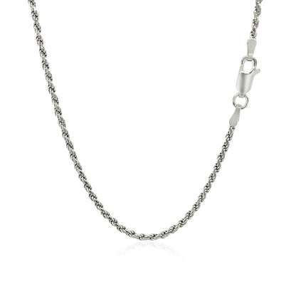Sterling Silver 1.8mm Diamond Cut Rope Style Chain RCJ Chains  CELESTIA LUXE JEWELLERS