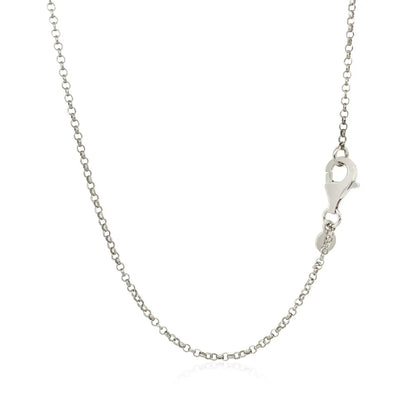 Sterling Silver 24 inch Necklace with Long Polished Bar Pendant RCJ Necklaces  CELESTIA LUXE JEWELLERS