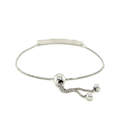 Sterling Silver Adjustable I Love You to the Moon and Back Bracelet (1.20 mm) RCJ Bracelets  CELESTIA LUXE JEWELLERS