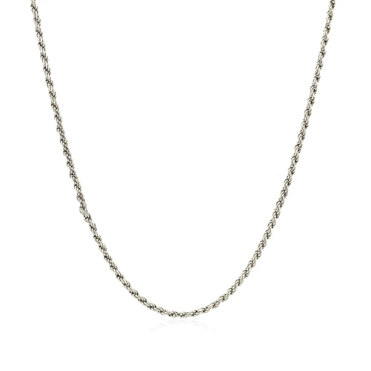 Sterling Silver Diamond Cut Rope Style Chain (1.40 mm) RCJ Chains  CELESTIA LUXE JEWELLERS