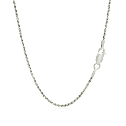 Sterling Silver Diamond Cut Rope Style Chain (1.40 mm) RCJ Chains  CELESTIA LUXE JEWELLERS